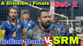 Set - 2  | finals  Indian Bank Vs SRM IST  | Tnvolleys