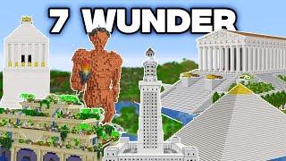 Ich habe die 7 antiken Weltwunder in Minecraft nachgebaut