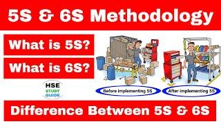 What is '5S' & '6S' Methodology in hindi | Difference between 5S & 6S Methodology | HSE STUDY GUIDE