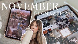 November 2024 Digital Plan with Me | Vision Board | iPad | Goodnotes Tips