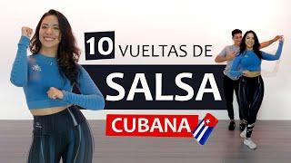 Vueltas de SALSA CUBANA - Nivel básico 1