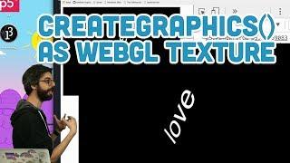 18.6: createGraphics() as WebGL Texture - WebGL and p5.js Tutorial