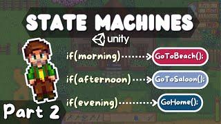 Easy NPC State Machine for Unity 2D and 3D Games! [FSM Tutorial]