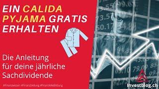 Jedes Jahr ein Calida Aktien Pyjama gratis erhalten - Die Anleitung