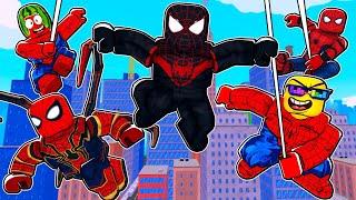 PLAYING AS SPIDERMAN IN EVERY ROBLOX GAME