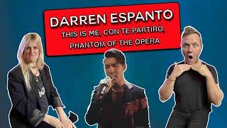 Vocal Coaches React To: Darren Espanto | This is Me, Con Te Partirò, Phantom Of The Opera