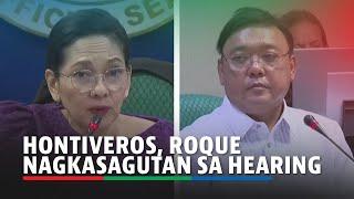 Sen. Risa Hontiveros at Atty. Harry Roque, nagkasagutan sa Senate hearing tungkol sa POGO