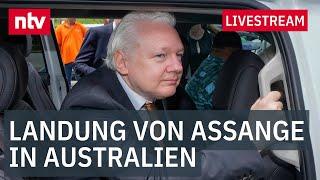 LIVE: Landung von Assange in Australien