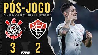 CORINTHIANS 3X2 VITÓRIA  PÓS-JOGO: Coletiva e zona mista | 14ª RODADA | BRASILEIRÃO 2024