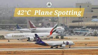 Extreme hot weather Plane Spotting at Karachi Airport