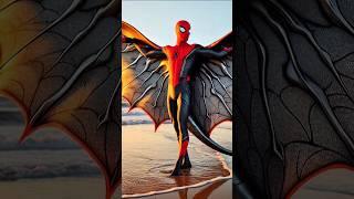 Transformation into Manta Ray | spider man vs joker vs deadpool #shorts #spiderman #marvel