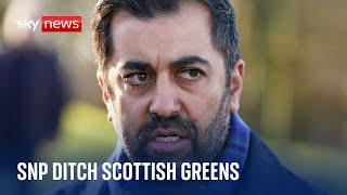 SNP scraps its government relationship with the Greens