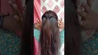 Stylish hairstyle for medium hairstyle#nirmala hairstyles #shortsvideo #hairhacks #hairstyles