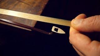 How to Rehair a Violin Bow - Part 4 of 4: Attaching the Hair to the Head [HD]