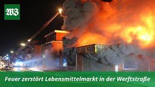 Feuer zerstört Lebensmittelmarkt in der Werftstraße | Wilhelmshavener Zeitung