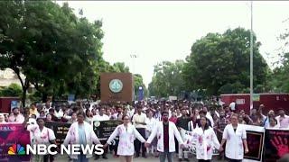 Medical workers in India go on strike after murder of doctor