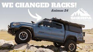 We SWAPPED Racks on our 3rd Gen Tacoma! Sherpa Animas Roof Rack