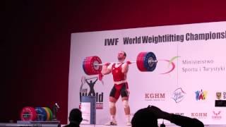 Alexandr Ivanov snatch and c&j in WWC 2013 Poland