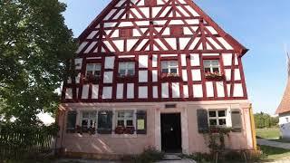 Das Fränkische Freilandmuseum und die historische Altstadt Bad Windsheim.