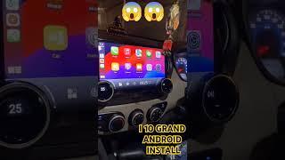 I10 grand Tokyo diamond Android installation #automobile #car #hyundai #i10grand #i10  #meerut