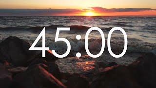 45 Minute Timer with Ambient Music.