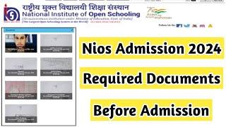 Nios Admission Required Documents For Secondary And Sr Secondary | Task Is Helping (NIOS) #nios