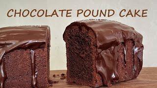 [Recipe]  "솔티초코파운드케이크" Satled Chocolate Pound Cake