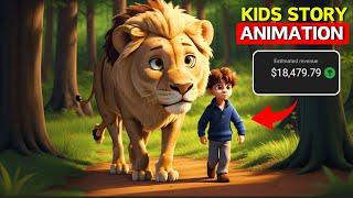 Earn $700/Day By creating kids Animation story video with FREE AI tools || AI Animation