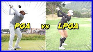 Driver Slow Motion Swings of PGA & LPGA Top 10