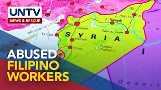 DOLE tracking down recruitment agencies that sold Filipinos to Syria