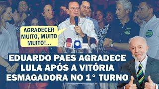 PAES REELEITO: "QUERO AGRADECER AO LULA, FOI UM SUPER COMPANHEIRO, AJUDA MUITO O RIO" | Cortes 247