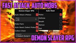 Demon Slayer RPG Script Hack • Auto Farm Fast Attack [pastebin]