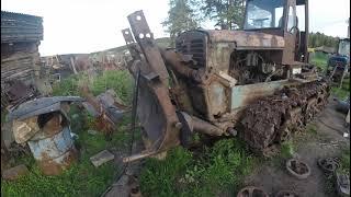 продолжаем переделку цилиндра на лесном монстре дт-75