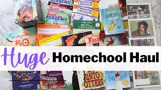 HUGE HOMESCHOOL HAUL 2024 | Math Curriculum, Kindergarten Books, Language Arts, Spanish & MORE!!!