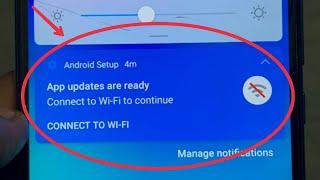 How To Fix App Updates are ready Connect to Wi-Fi to continue Problem Solve in Android