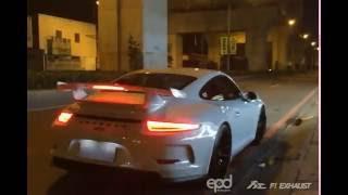 Porsche 991 GT3 X Fi Exhaust​ Insane Super Loud sound !!!