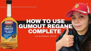 How to use Gumout regane complete fuel system cleaner on Hyundai Veloster Review