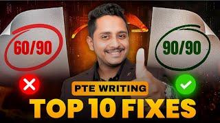Crack the Code: 10 PTE Writing Fixes for a Perfect Score!