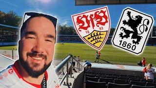 KLASSE FUSSBALL VON DER U21  VfB Stuttgart U21 vs TSV 1860 München | Stadionvlog ️