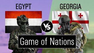 Egypt vs Georgia Military power comparison