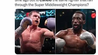 Boxing “news” that’s gone viral the Canelo versus Crawford is happening but there’s no source