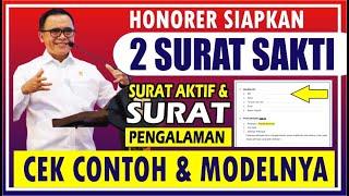  2 Surat Sakti Honorer Agar Mulus Jadi ASN PPPK 2024