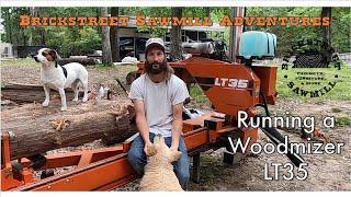 Running a Woodmizer LT35 Hydraulic Sawmill