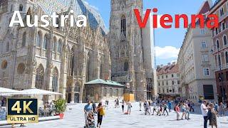 Vienna Austria  4K Walking Tour August 2021