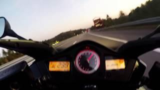 Honda VFR 800 VTEC Acceleration 0-230km/h