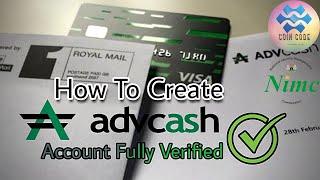 How To Setup And Verify AdvCash  Account