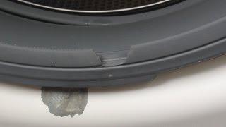 Fixing a tear in the door gasket/seal/bellow on a front load washing machine