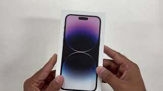 Unboxing Apple iPhone 14 Pro Max - Purple