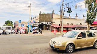 [4K] Bishkek city tour by public transport bus |downtown Bishkek street view |Kyrgyzstan city tour