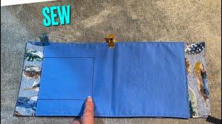 I Can’t Think Of Anything Easier To Make This Beautiful Bag /3 Pockets Phone Pouch Sewing Tutorial